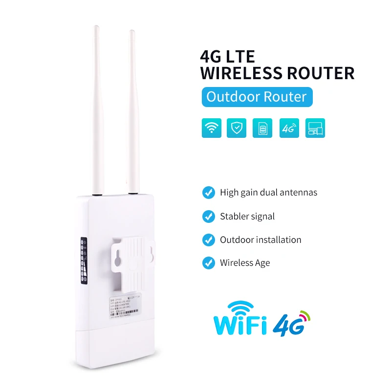 Unlocked 300Mbps Wifi Routers 4G LTE CPE Mobile Router with LAN Port Support SIM card and Europe/Asia/Middle East/Africa