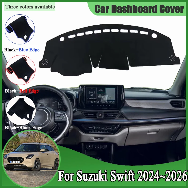 

Аксессуары для Suzuki Swift AOL 2024, 2025 2026, чехол для приборной панели автомобиля, коврик для приборной панели, коврик для приборной панели, козырек от солнца, ковер, автомобильная наклейка