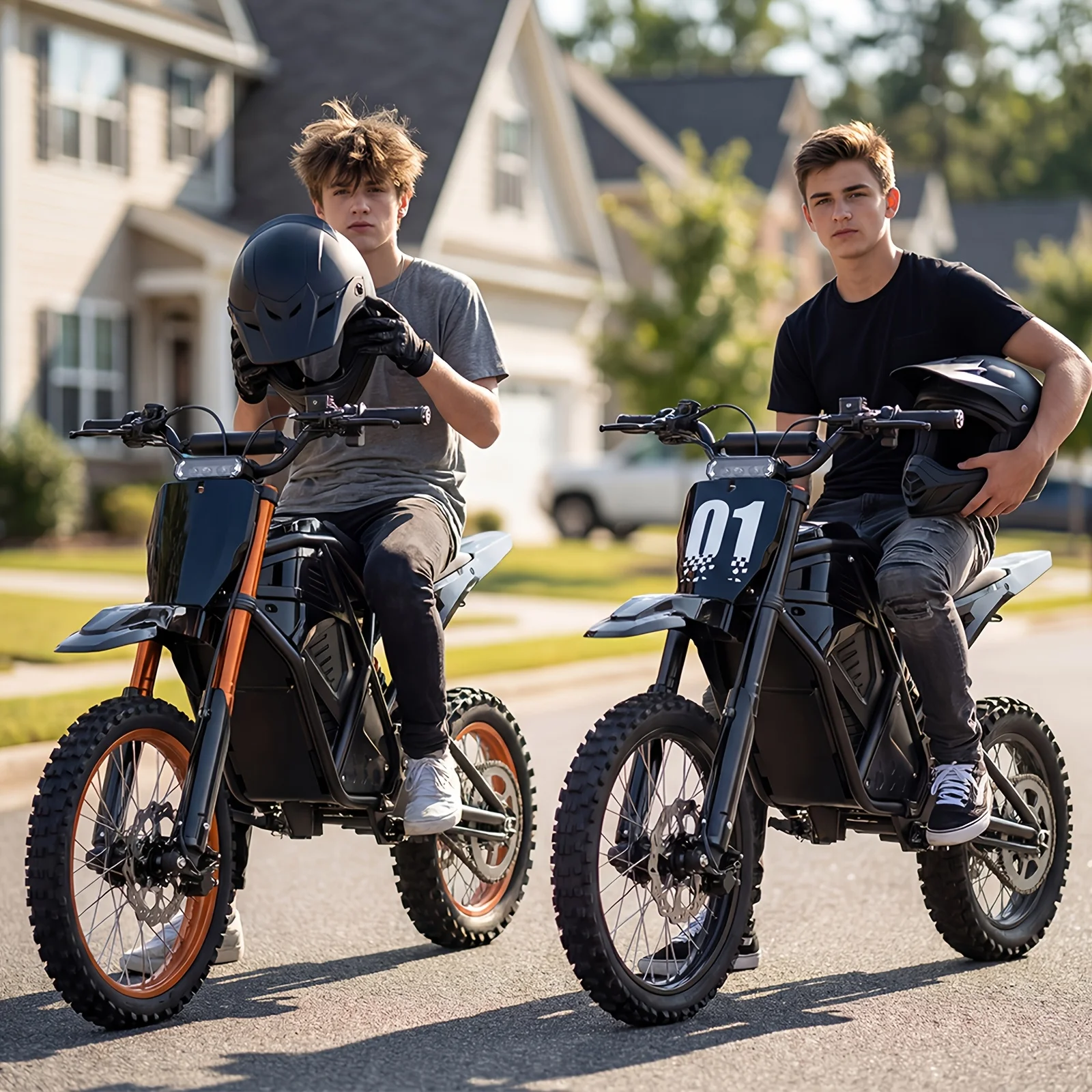 

Электрический мотоцикл ESKUTE для подростков и взрослых, среднеприводный двигатель 749 Вт (пиковая мощность), аккумулятор 48В23Ач, запас хода 85 км, Hydra