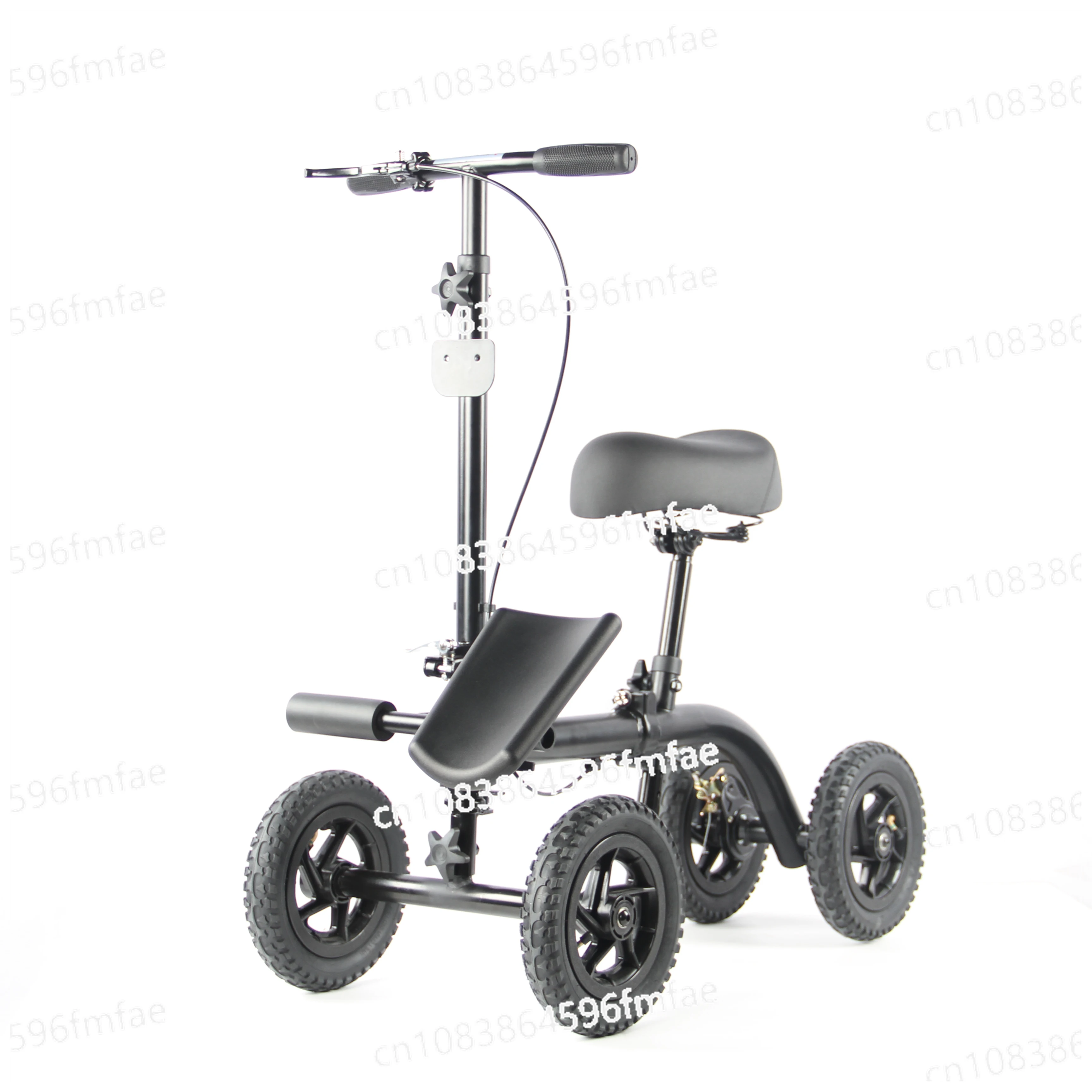 

Scooter 4 Wheels Steel Frame Seated Knee Walker Steerable Knee Walker