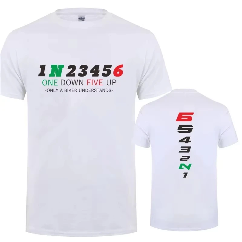 1N23456 Motorcycle Only A Biker Understands T Shirt Motorbike Tee Printed Race Shirt Casual Tops Summer Men Short Sleeve Cotton