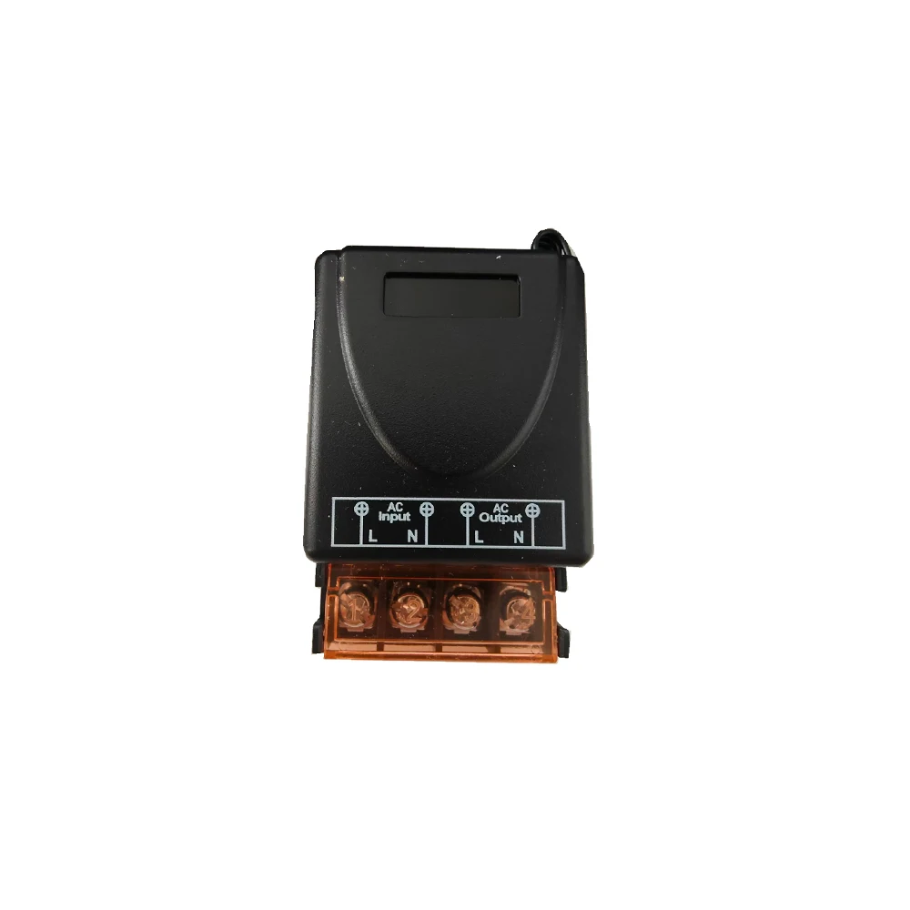 433Mhz Wireless Remote Control Switch AC 110V 220V 10A Relay 1CH Receiver Controller and 2botton RF 433 Mhz Transmitter