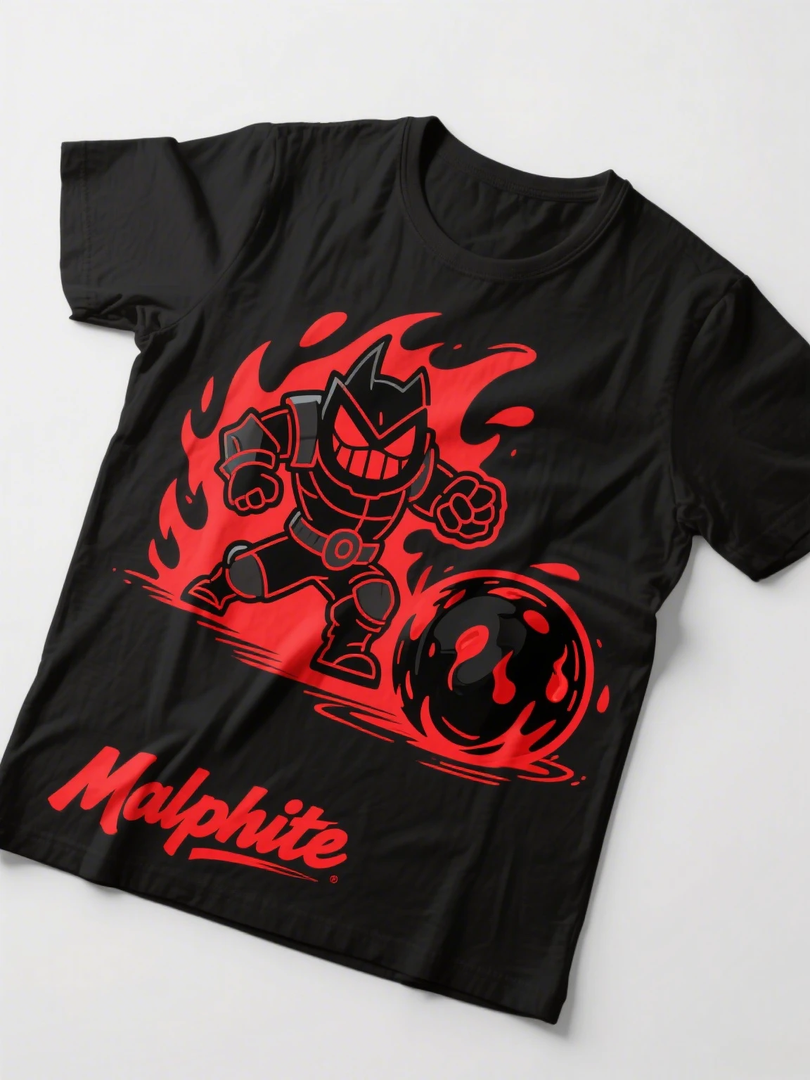 

Pure Cotton T - Shirt: Dynamic Malphite Graphic for LoL Enthusiasts Harajuku Gothic Style Print New Arrival Tee S-4XL