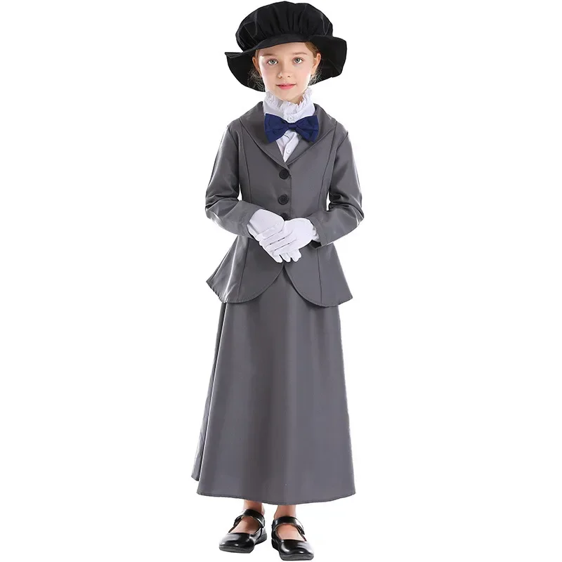 

Halloween Costumes European American Governess American Movie Character Retro Suit Magic Nanny Fairy