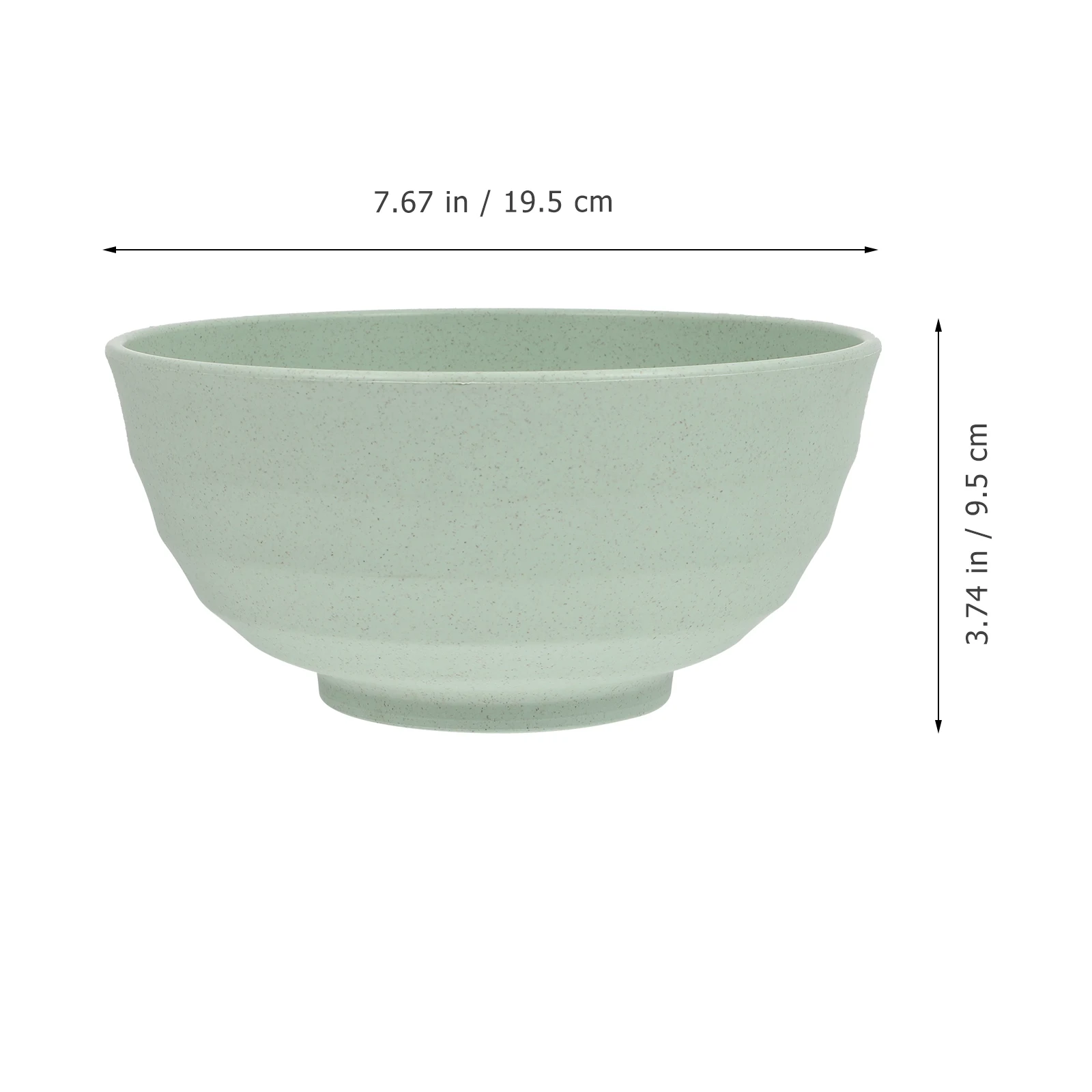 

4Pcs Wheat Straw Food Bowls Thick Stackable Non-Slip Anti-Scald for Noodle Rice Salad Kitchen Supplies