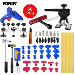 Car Dent Puller kit Dent Bridge Puller Kit Black Dent Lifter with Hot Melt Glue Gun Glue Sticks for Car Body Dent Repair