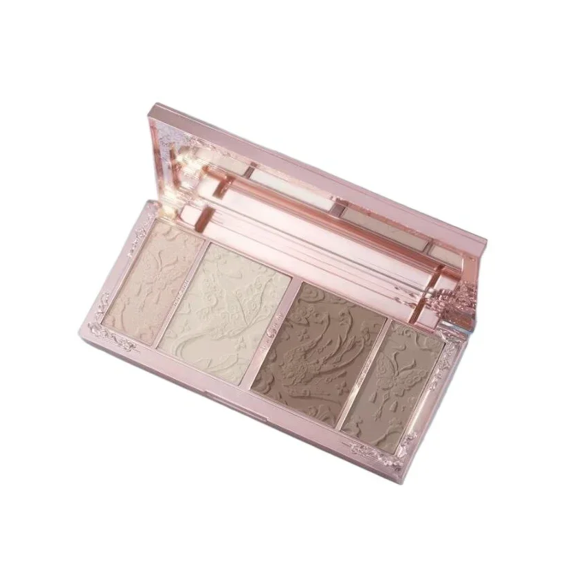 Flower Knows Butterfly Cloud Collar Collection All In One Make Up Set อายแชโดว์บลัชออนมาสคาร่า 5 ชิ้นชุดแต่งหน้ามืออาชีพ