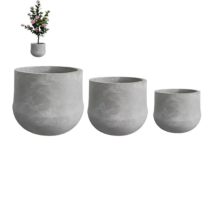 for Compression Molding Resin Flowerpot for MGO Large Garden Concrete Cement Planter