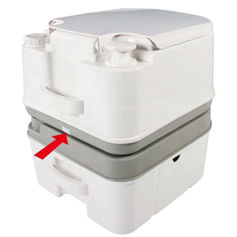 أجزاء القافلة TYTXRV 24L RV المرحاض في الهواء الطلق السفر المرحاض المحمولة مقعد المحمول