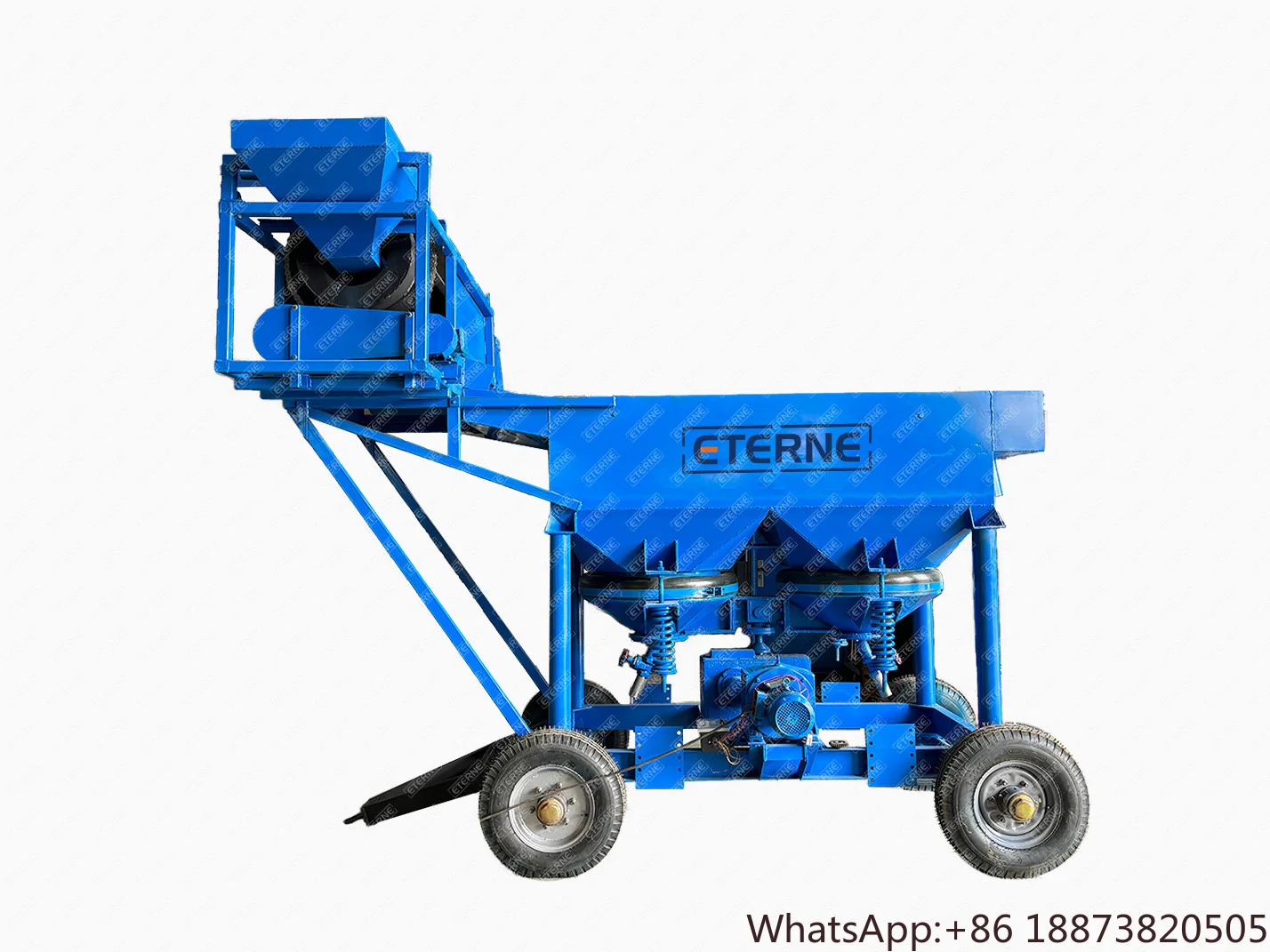 Small Portable 10 20 TPH Gemstone Diamond Washing Plant