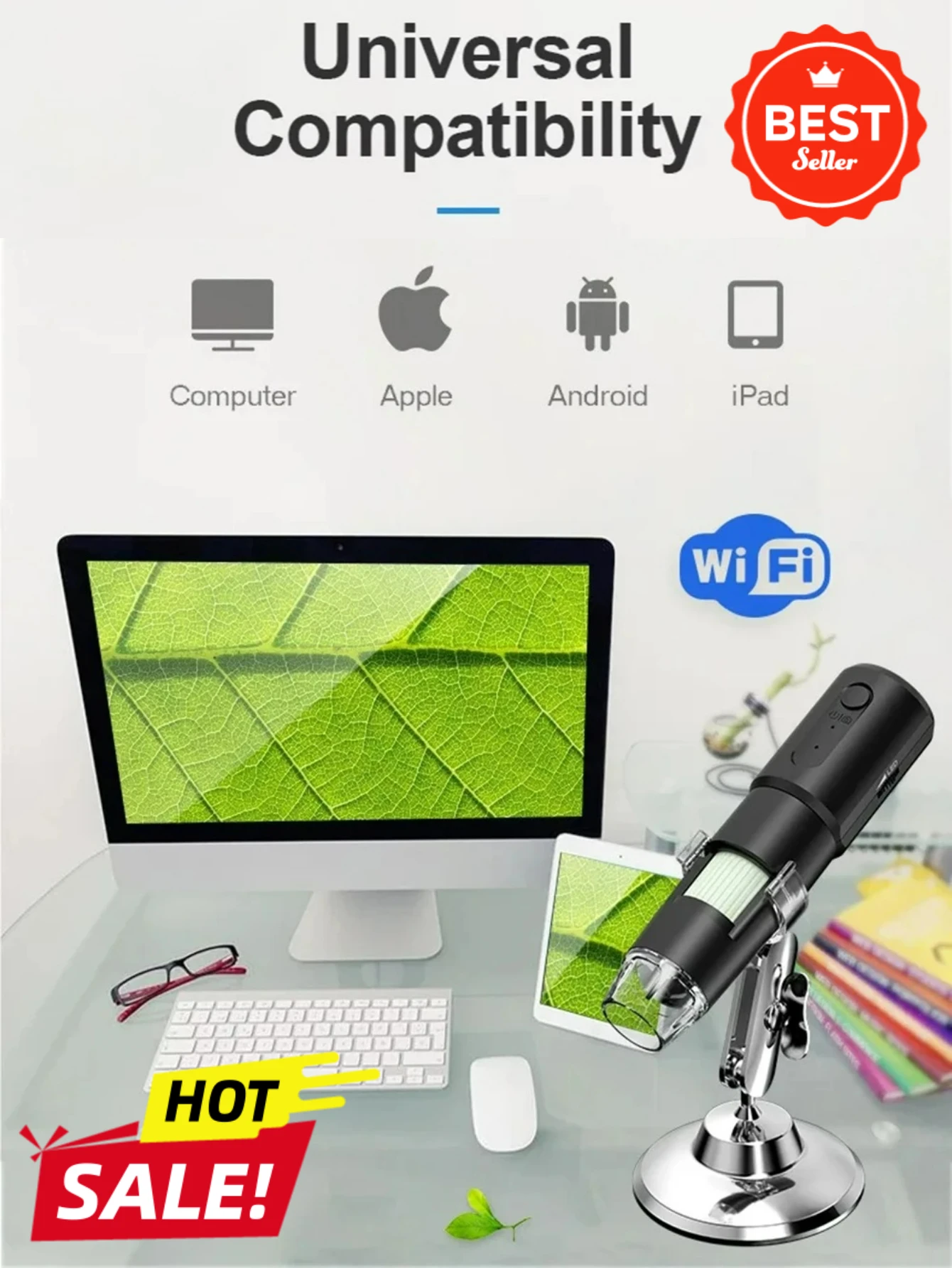 المهنية USB منظار الجلد عالية الوضوح آلة تحليل الجلد لصالون التجميل سبا الجلد أداة تشخيص فروة الرأس الوجه