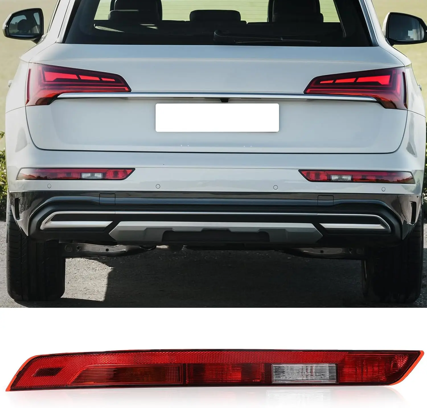 Rear Bumper Brake Tail Light For Audi Q5 2018-2021 2022 2023 Back Up Tail Light Brake Lights for Left Driver Side 80A 945 069 A
