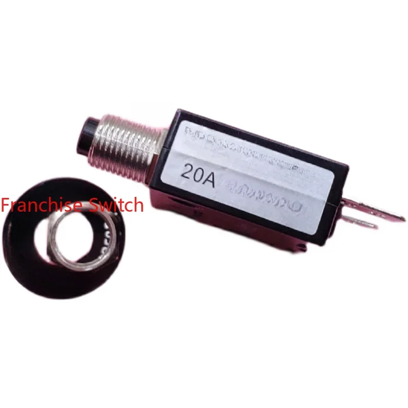 10PCS Overload Overcurrent Protector 98 Series 20A Gold Hexagon Nut 98-20A