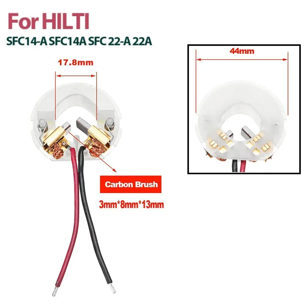 

5PCS Carbon Brush Holders 44mm For SFC14-A SFC14A SFC 22-A 22A Power Tool Parts Accessories Garden Workshop Equipment