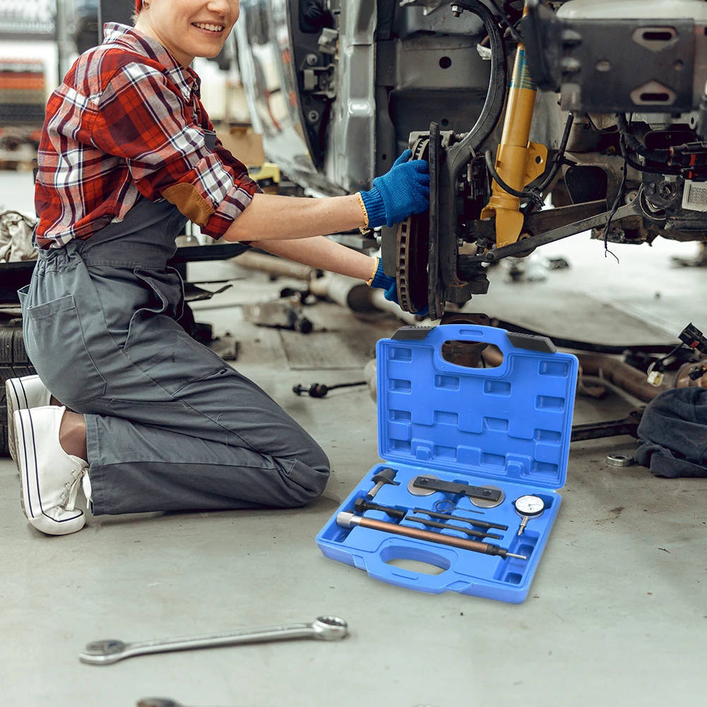 

Инструмент для заклепок цепи двигателя, набор инструментов для заклепок цепи ГРМ двигателя, набор инструментов для синхронизации цепи двигателя для Audi A3 Cabriolet 10-13