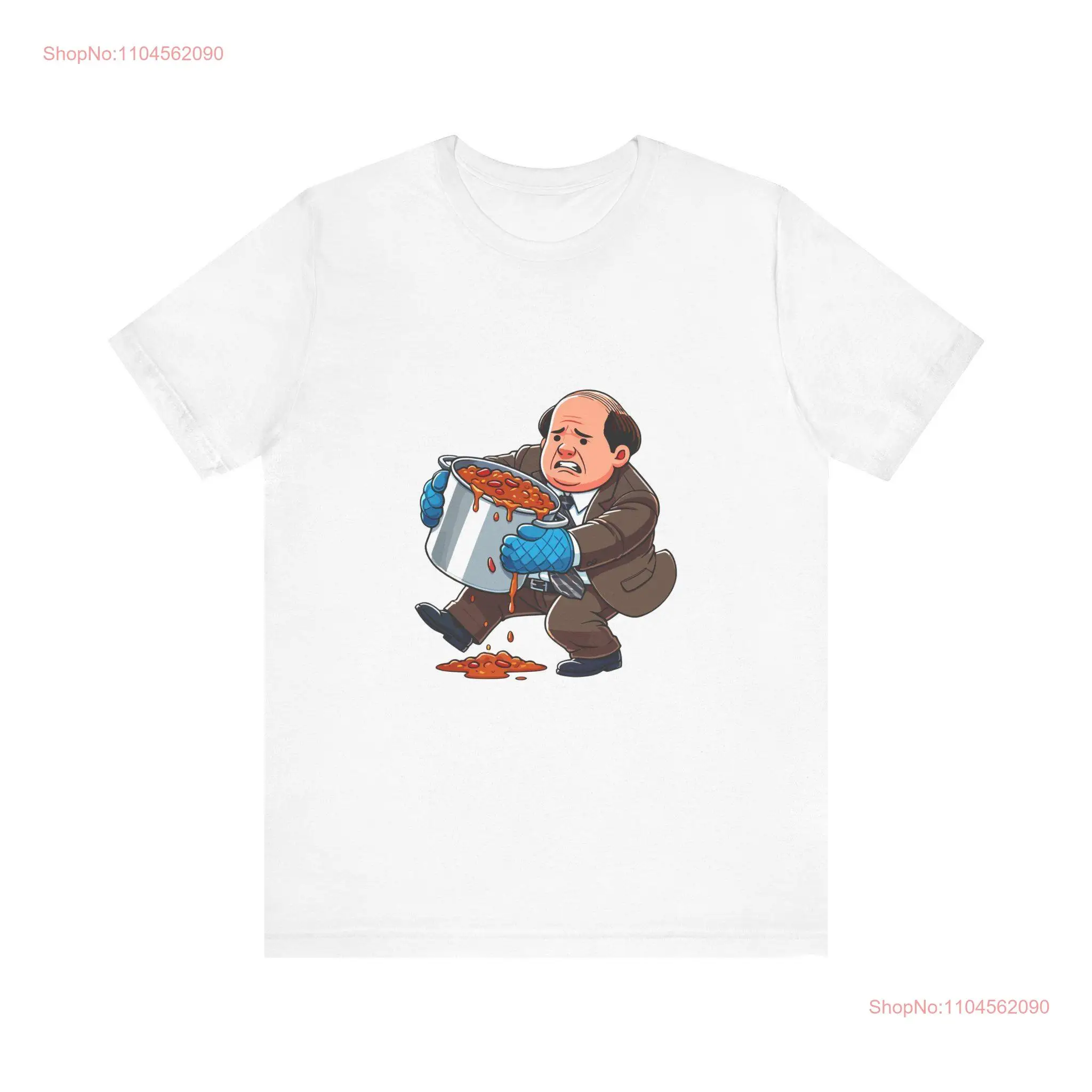 Kevin's Famous Chili T shirt The Office Kevin Malone Funny TV and Movie Dunder Mifflin long or short sleeves