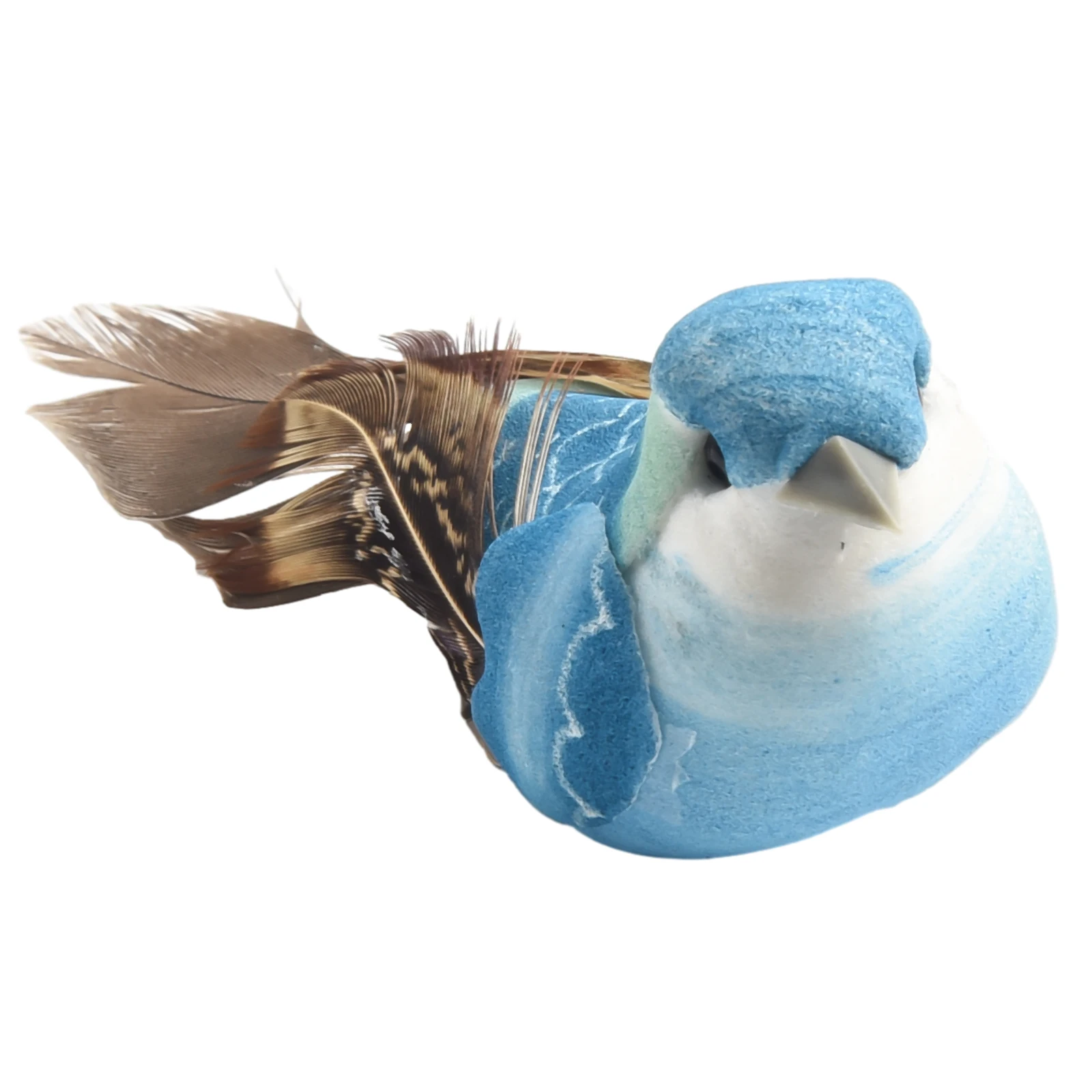 Artificial Bird Decorations with Naturalistic Feather Mimicry and Balanced Weight Distribution for Branch Hanging Stability