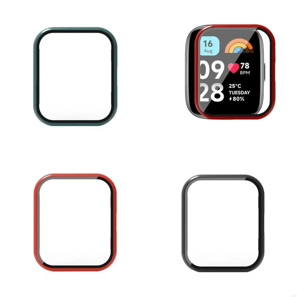 J78A Watch Case Screen Protector for Watch 3 Active Smartwatch Anti-scratch Skin