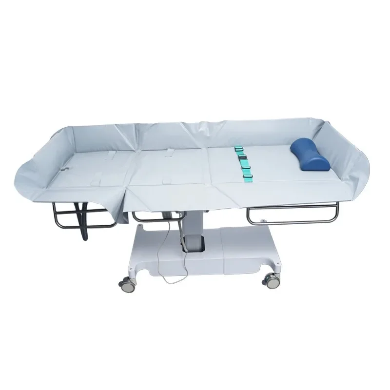 Electric folding bath push bed for the elderly patient bath bed disabled the elderly lift bath bed household