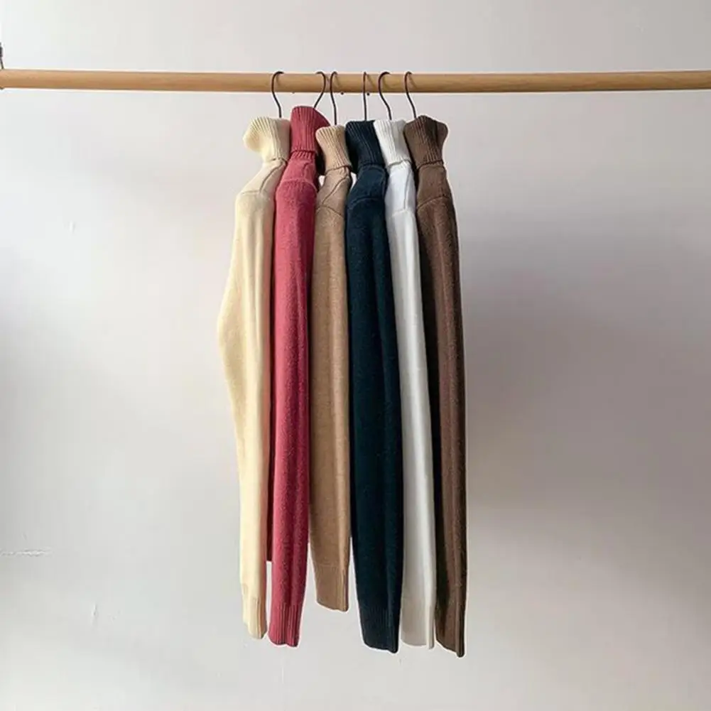 

Вискозная рубашка с длинным рукавом, свитер с высоким воротником, женский вязаный свитер с высоким воротником, толстовка с длинным рукавом на флисовой подкладке, утепленный осенний топ