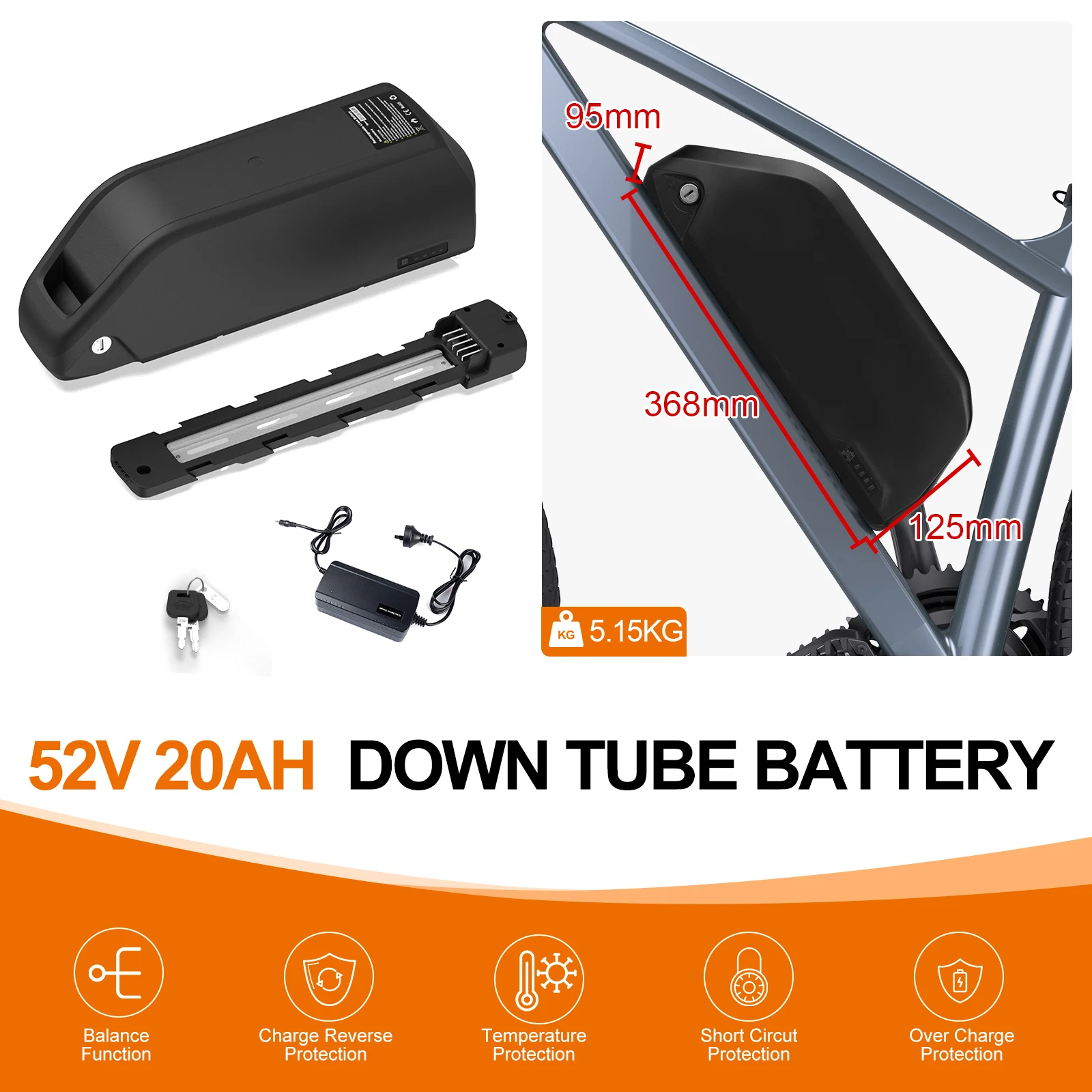 TONGSHENG TSDZ16 48V 1000W Elektrische Fiets Mid Drive Motor Conversie Kit Voor BB Maat 68-73mm eMTB Mountainbike 60 KM/H Snelheid