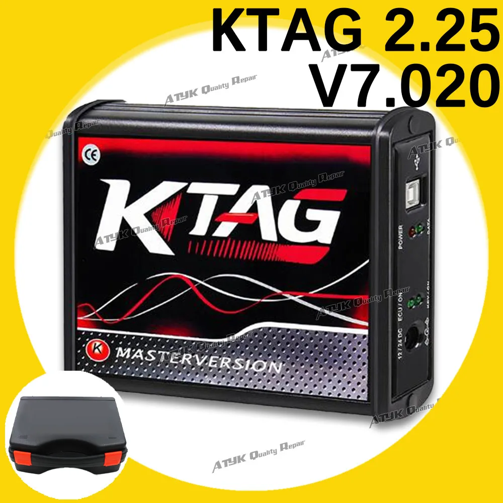 KTAG 2.25 V7.020 obd2 scanner automotriz Ktag master ECU Chip Tuning Programmer Tool diagnostics for cars trucks auto Online NEW