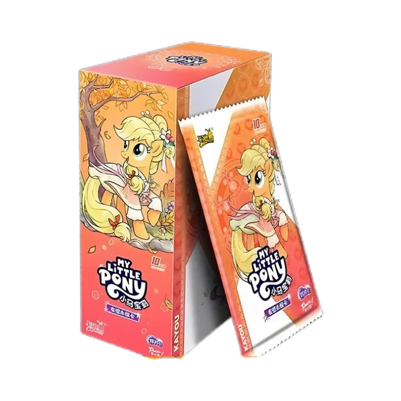 KAYOU Brandneue echte My Little Pony-Karte, komplette Box 7, Blindbox, Freundschaft, ewige Kartensammlung, Geschenk für Mädchen