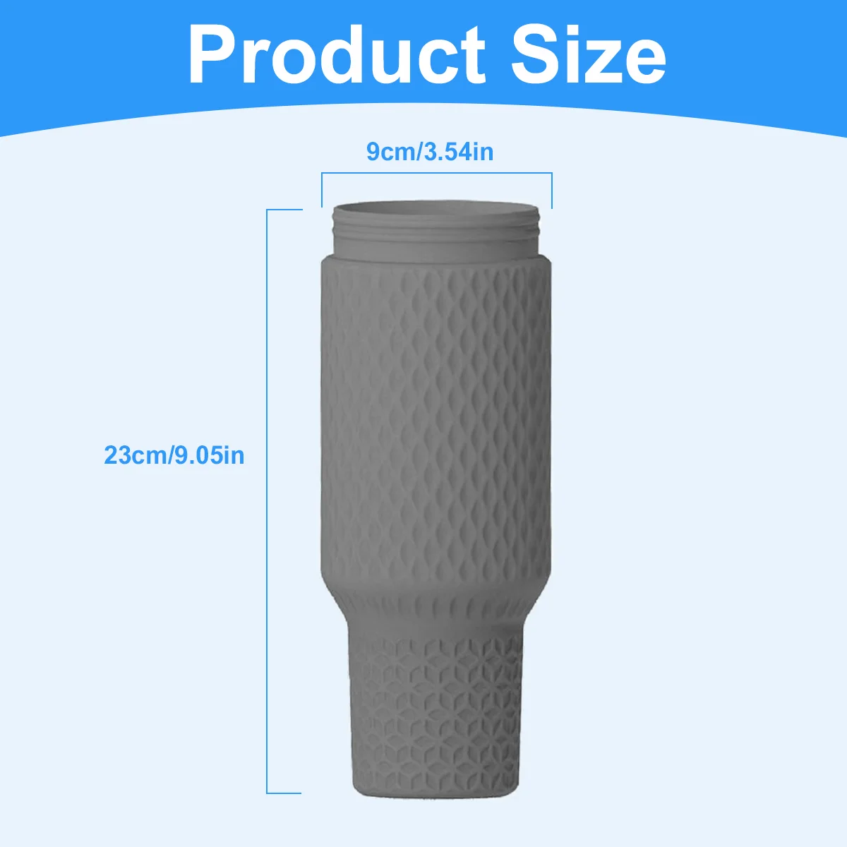Leeseph Water Bottle Silicone Inner Liner for 40oz Stanley Cup Tumbler, Cup Accessories for Party, Leisure, Camping