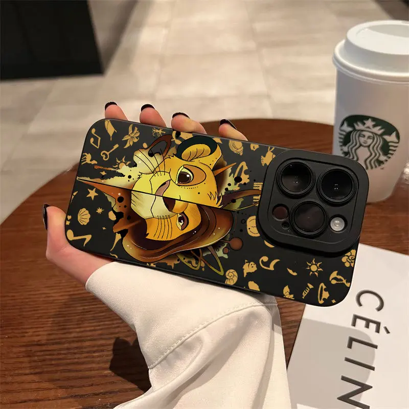 The Lion King Disneys Hot Simba Pupil Full Screen Silicone Phone Case for Xiaomi Mi 11 Lite 11T 10T Poco X3 GT NFC M3 8 9 Pro image 3