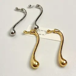 XIALUOKE Minimalist Long Strip Water Drop Earrings For Women Fashion Personality Earring Lady Classic Jewelry Accessories