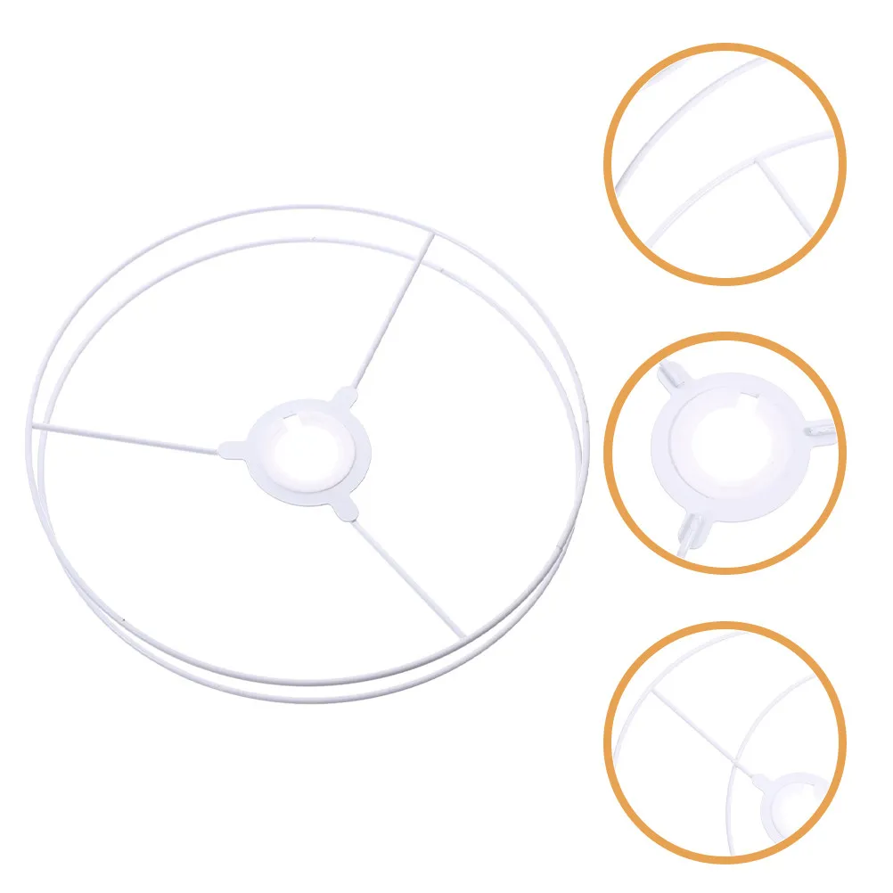 

Металлическая круглая рамка для абажура, прочный держатель для абажура, проволочная основа для подвесных потолочных светильников в винтажном и современном стиле