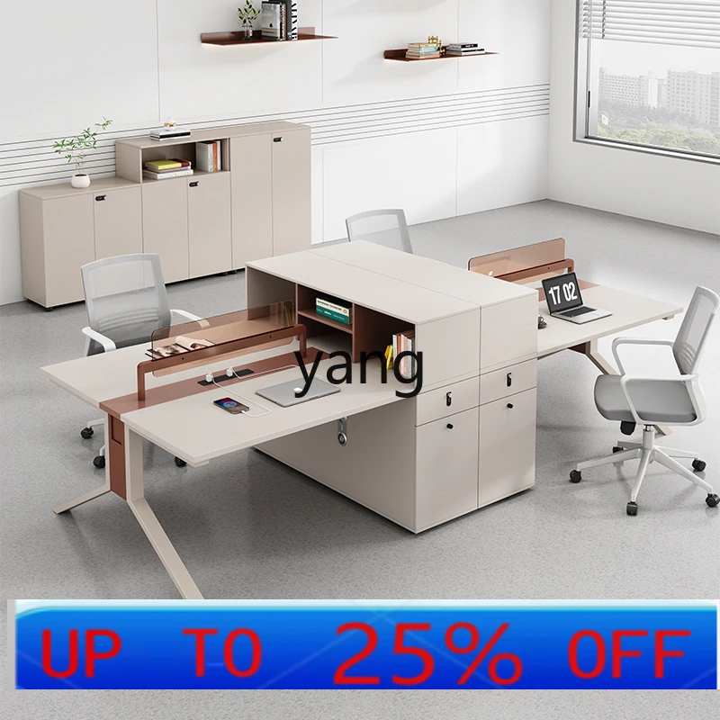 

LMMDouble Desk Face to Face Staff Seat Simple Modern Staff Desk Office