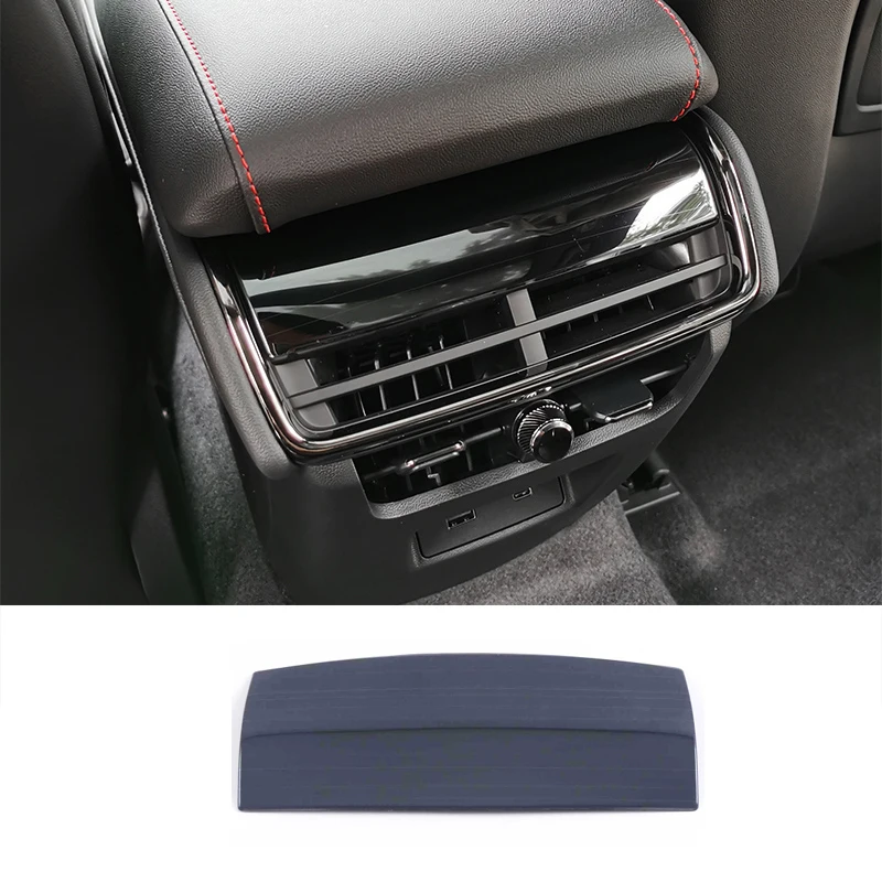 Car Rear Armrest Air Vent Trims Outlet Panel Cover Decor for Ford Evos 2022 2023 2024 Accessories Auto Kit Styling Refit Modify