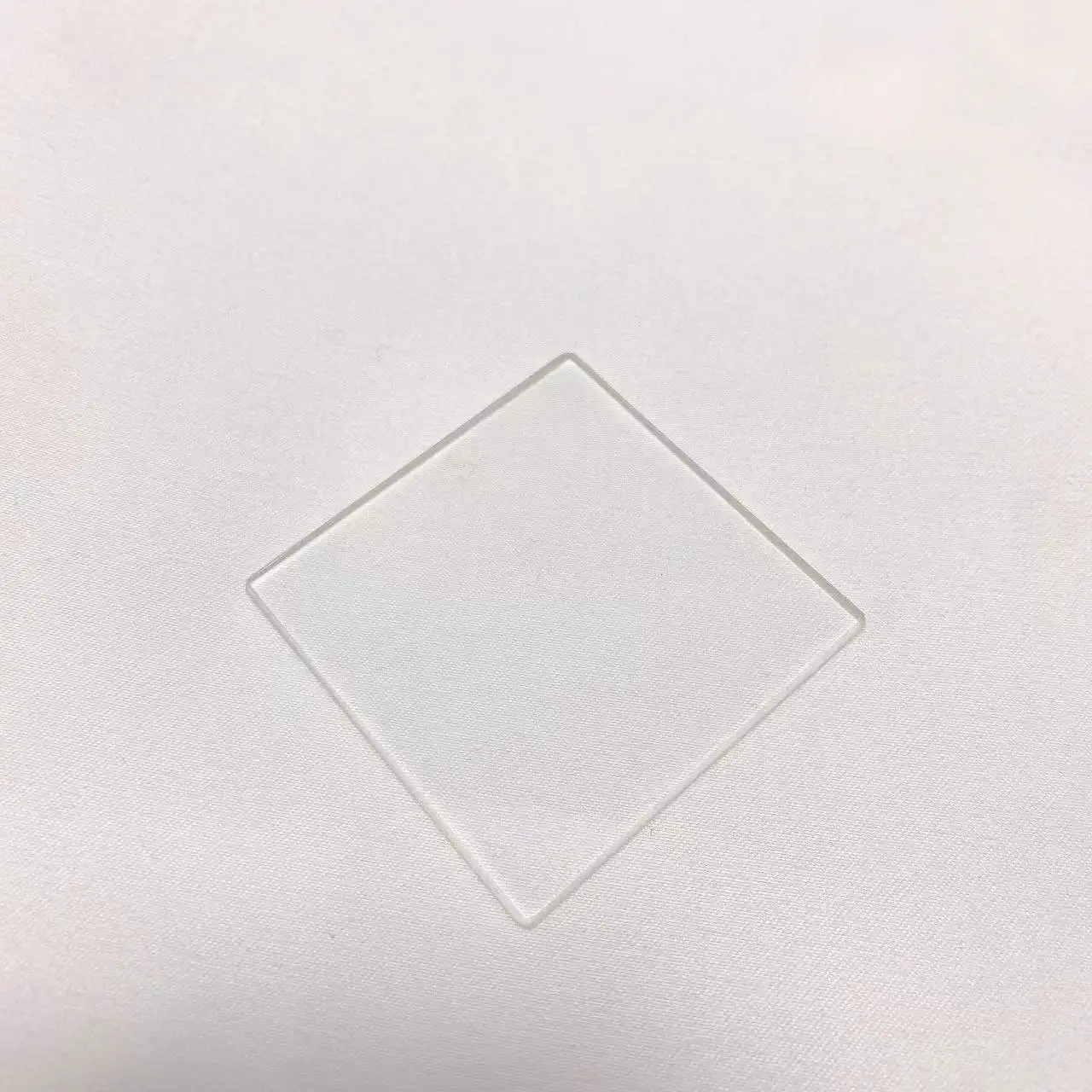 6Pcs Total Square Window Size 50x50x15mm Clear Transparent UV And IR Quartz Glass