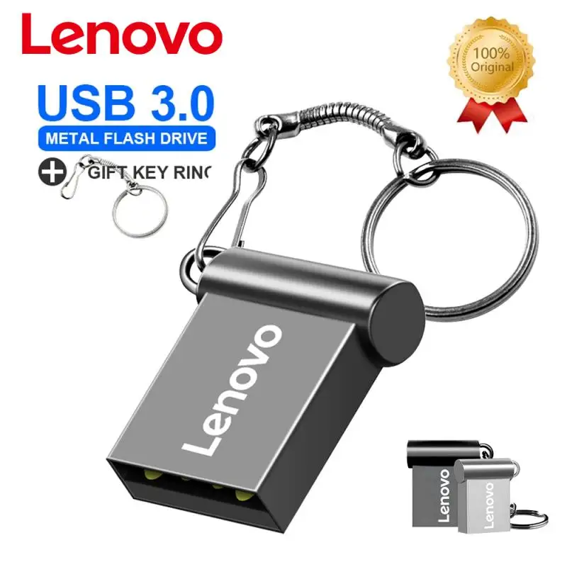 Lenovo 2TB Usb 3.0 Flash Drives High Speed Metal Pendrive 1TB 512GB 256GB Portable Usb Drive Waterproof Memoria Usb Flash Disk