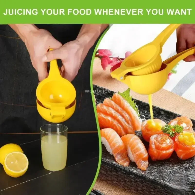 Manual Metal Lemon Lime Squeezer Stainless Steel Manual Citrus Press Juicer, Hand Press Juicier Fresh Fruit Tool Kitchen Tools view 6