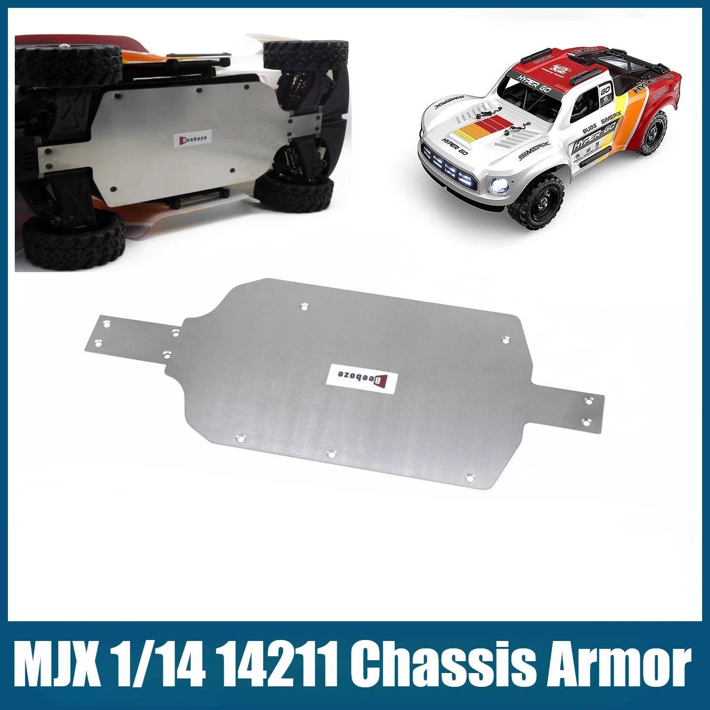 

MJX 1/14 14211 RC короткая карта с дистанционным управлением автомобильные детали шасси из нержавеющей стали броня модификация обновление аксессуары