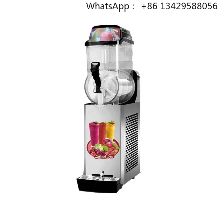 

High Quality Single Double Triple Cylinder Snack Machine Stainless Steel With Compressor Slush Creation Feature New Condition
