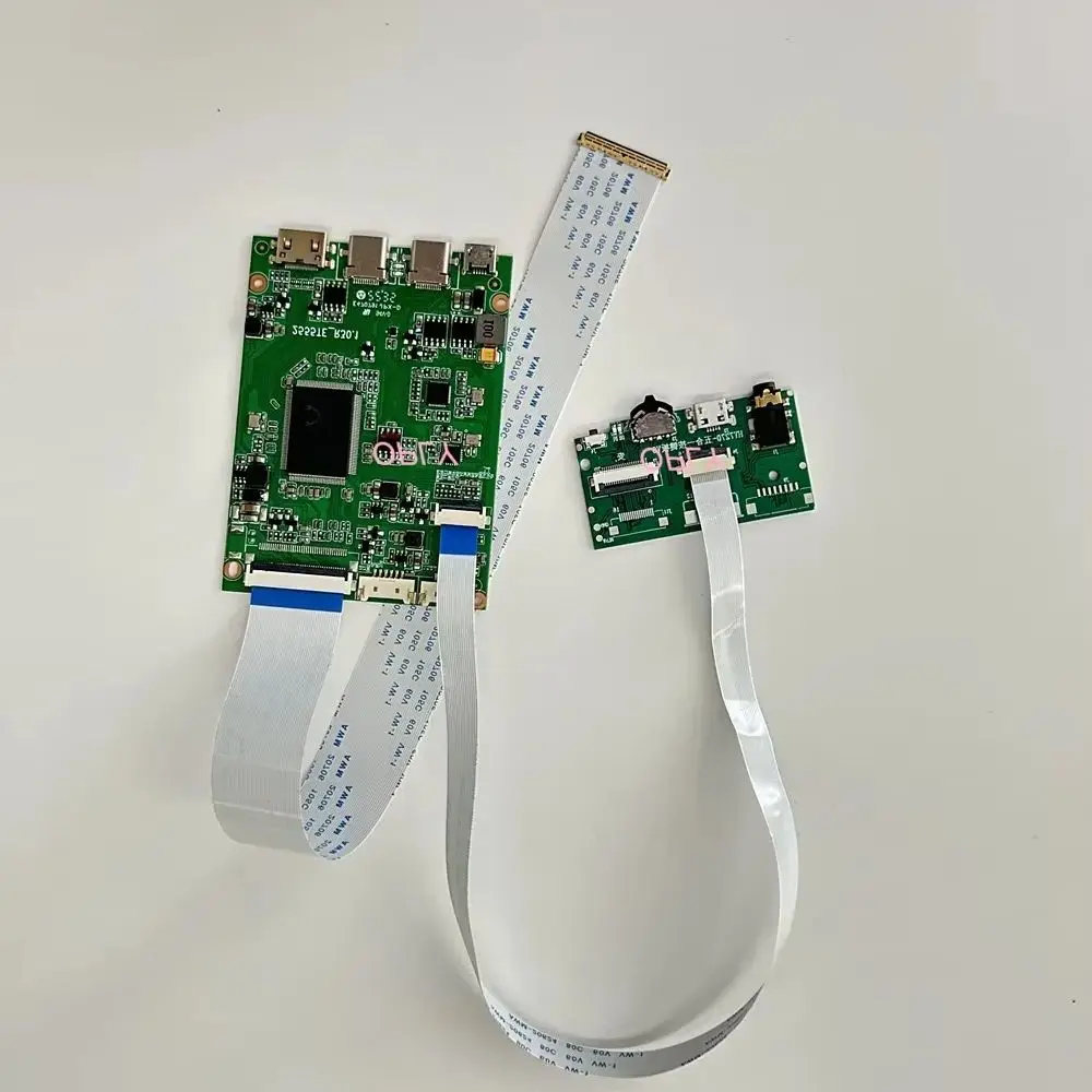 

Комплект платы контроллера 2 TYPE C Mini HDMI-совместимый EDP для B133QAA01 B133QAN02.0 B133QAN03 13,3 дюйма, 2560X1440, светодиодный экран, сделай сам