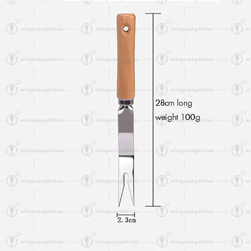 Stainless Steel Weeding Fork Multifunctional Garden Shovel Gardening Tool