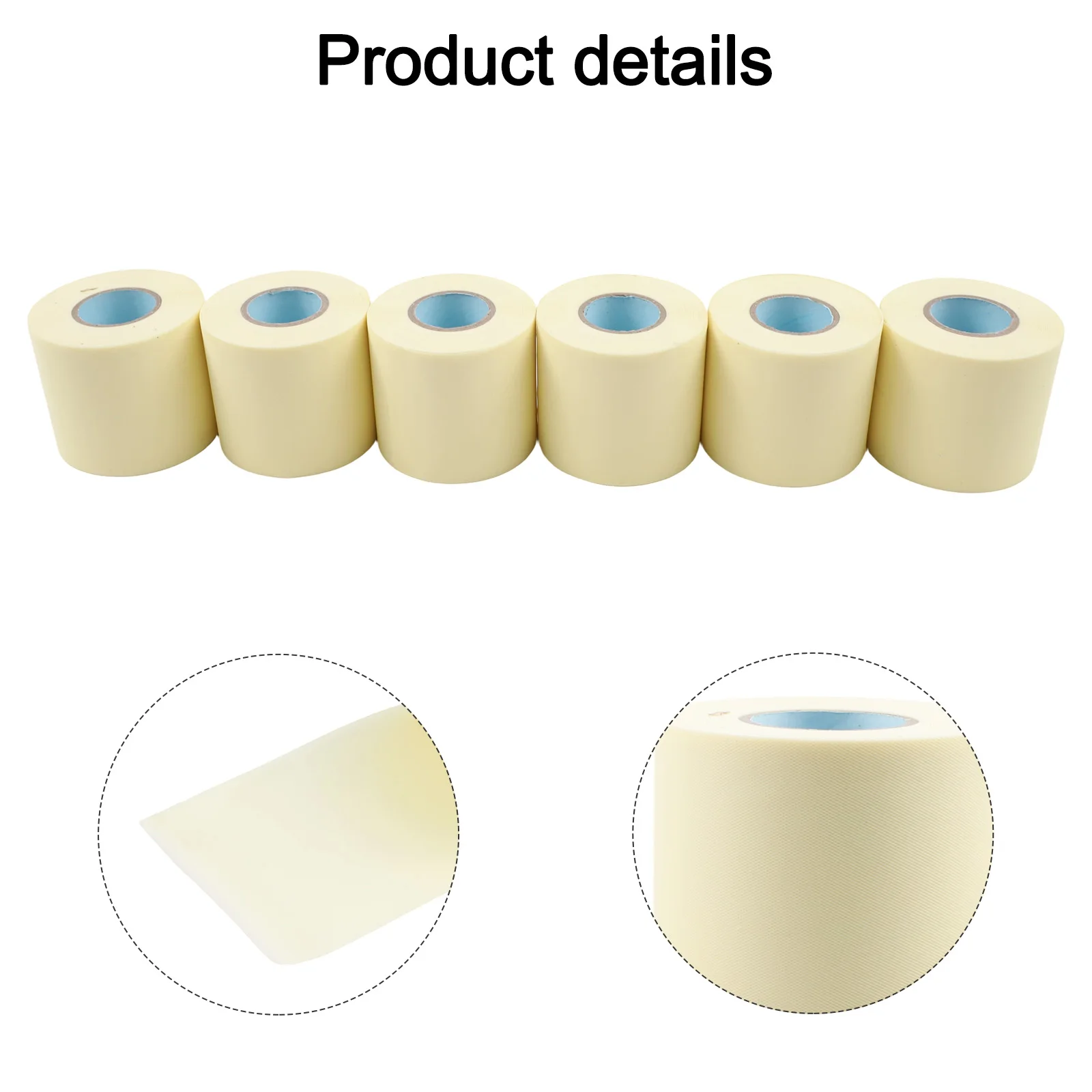 6PCS PVC Air Conditioner Pipe Wrapping Tape for HVAC System Pipe Protection with Weather Resistant and Stretchable Material