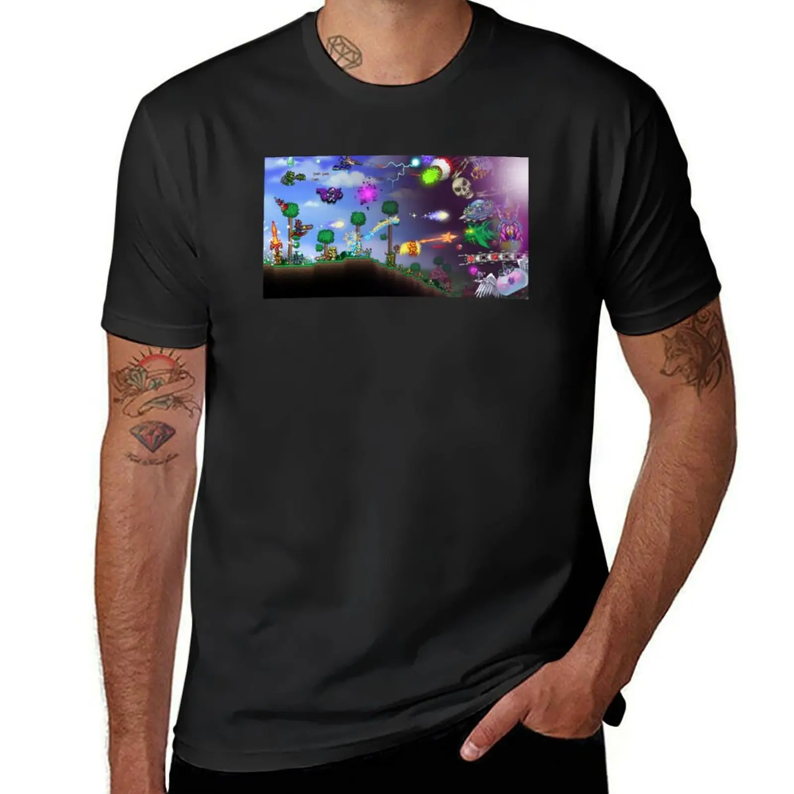 Terraria Game - Artwork T-Shirt blanks sweat funny t shirts for men