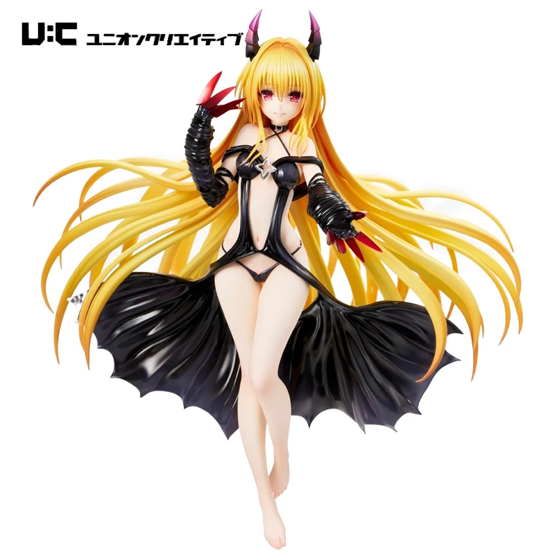 

Original Union Creative Golden Darkness To Love-Ru Darkness Anime Figure PVC Decoration Collectible Model Doll Statuette Gift