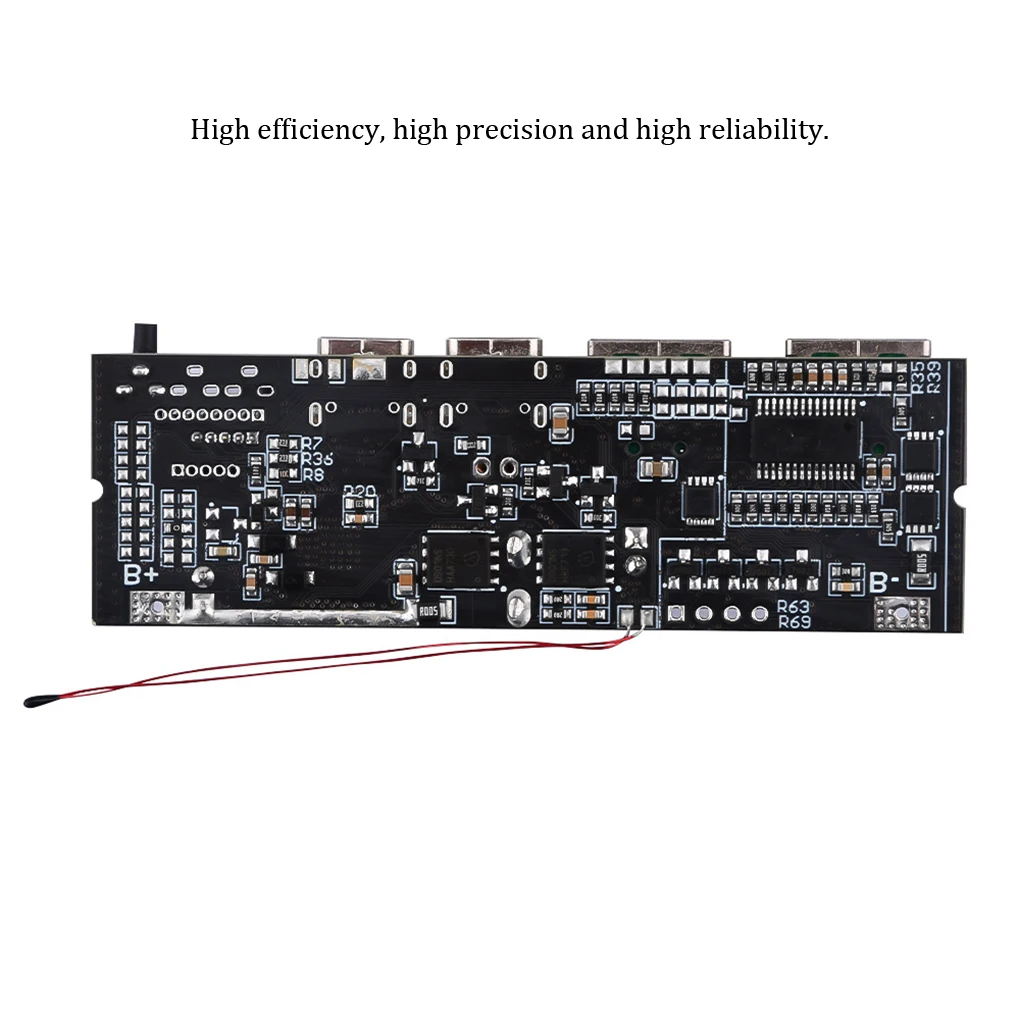 QC4.0 QC3.0 LED Dual USB PD Fast Charger 3S 4S 5S 100W Double C Port Two way Fast Charge Module Charging Temperature Protection