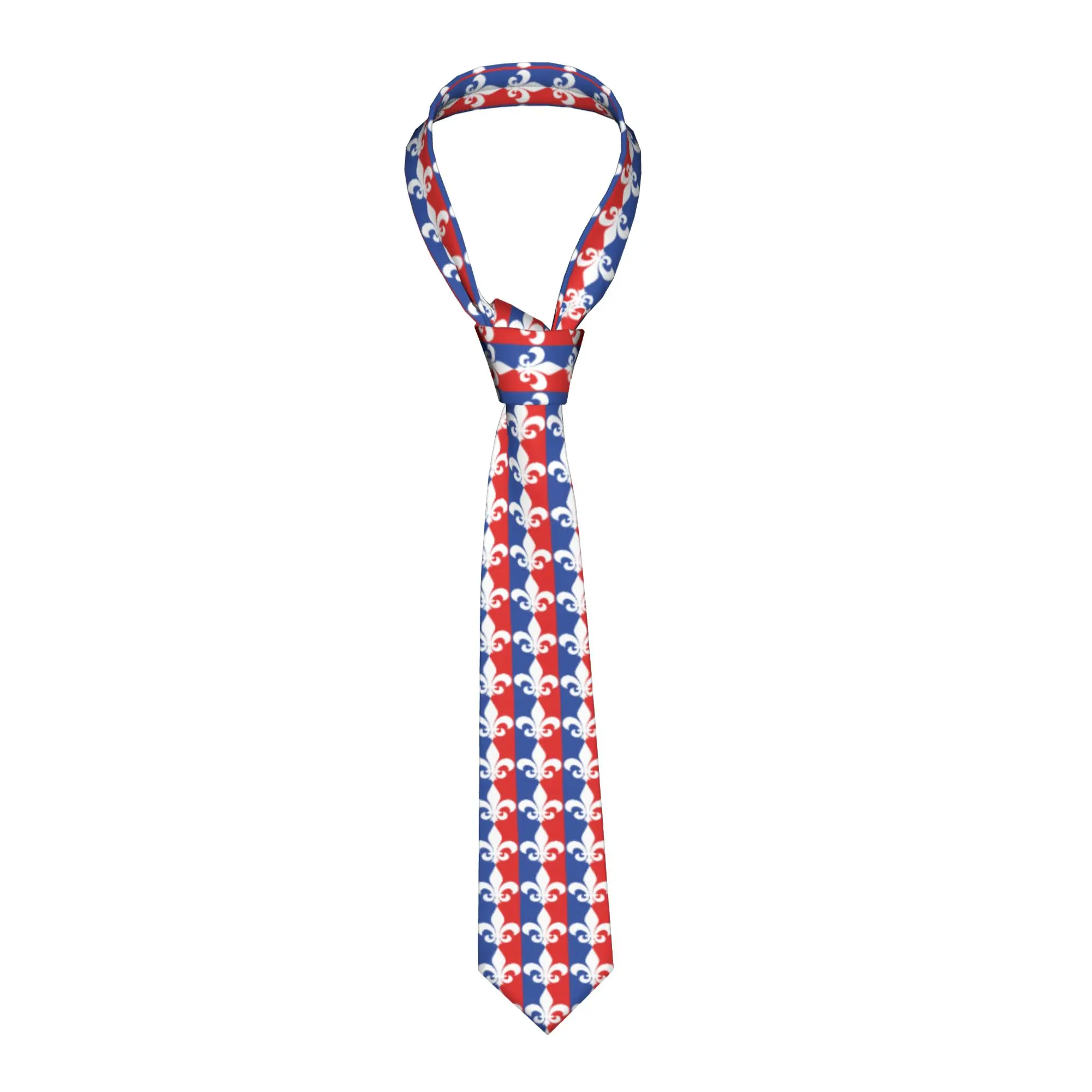 gravata-classica-de-seda-com-fleur-de-lys-bandeira-francesa-para-homens-ideal-para-escritorio