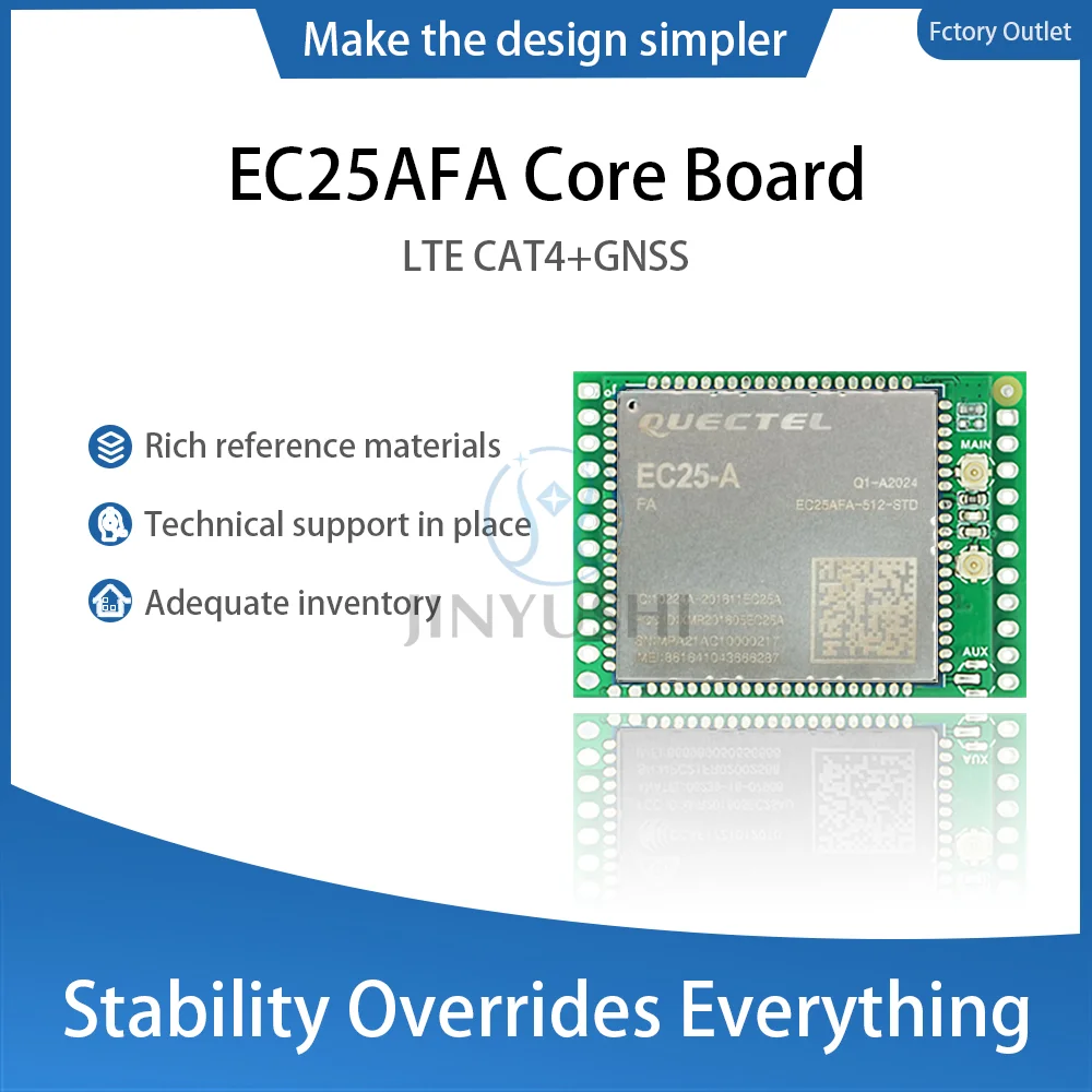 Quectel EC25-A Module EC25-AFA  Development Core Board EC25AFA-512-STD  LTE CAT4 Module with GNSS