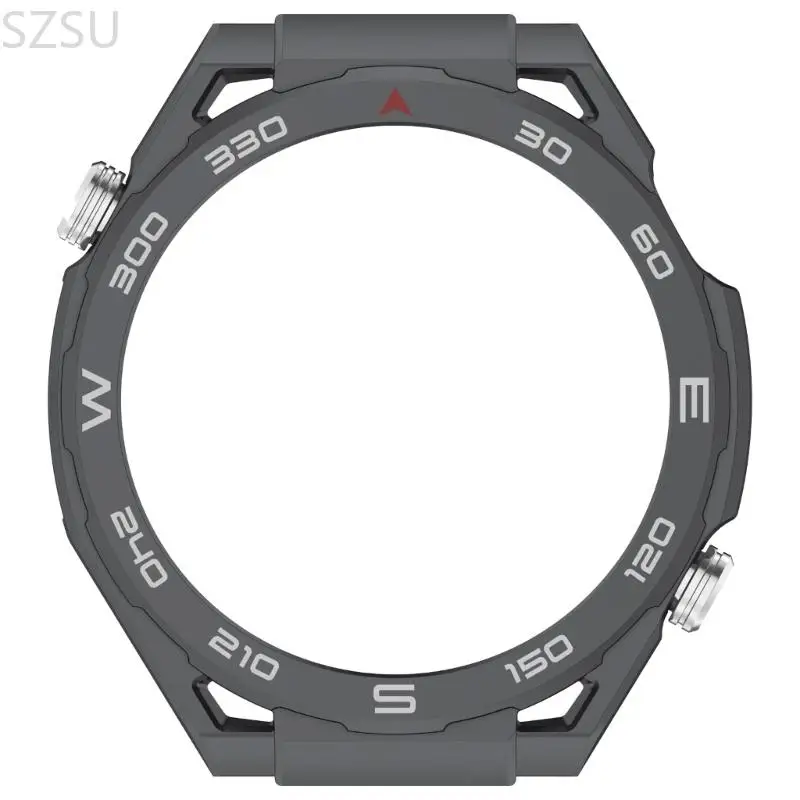 SZSU Screen Covers Screen Protector Case,Hard PC Cover Protective Bumper Frame Accessory for Watch GT6 46mm