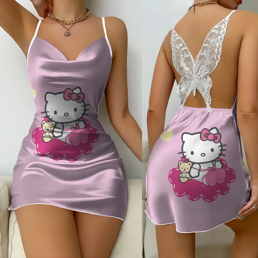 Sleepwear for Women and Sexy Nightgown Sleeping Woman Night Sexs Dress Babydoll Dress Mini Romantic Lingeries Nighty Lovely 2024