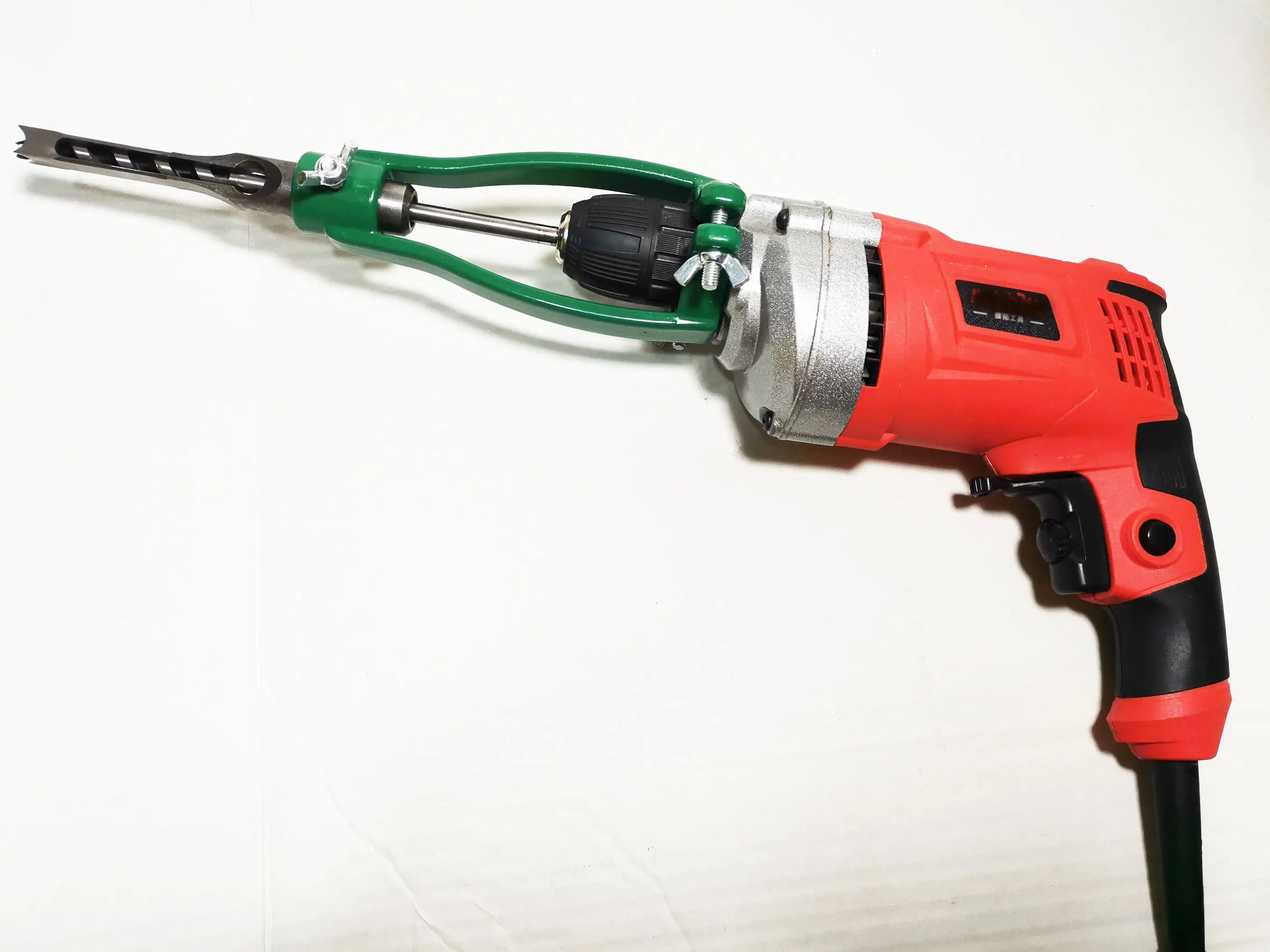 Square hole drill fixing bracket Electric drill tenon converted into electric drill opening bracket