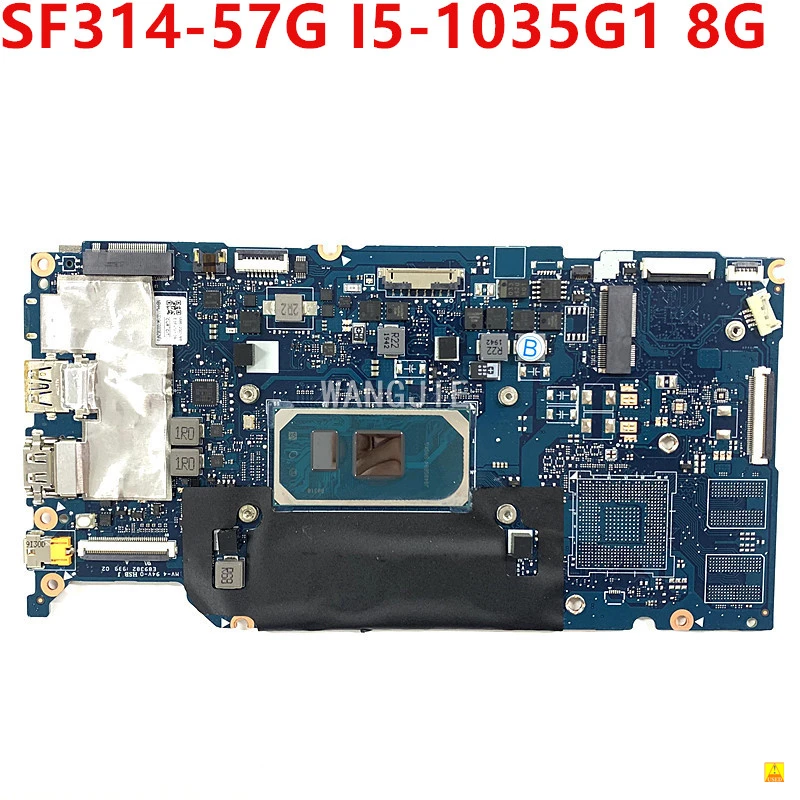 100% Working NBHHY11002 NB8511_PCB_MB_V4 For ACER Swift 3 SF314-57 Laptop Motherboard SRG0N I7-1065G7+8G RAM